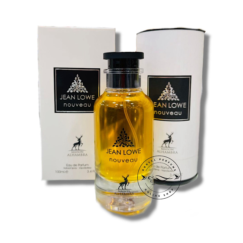 عطر جین لوو نوویو الحمبرا | مشابه لویی ویتون نوویو موند | رایحه گرم، تند و کمی شیرین مردانه