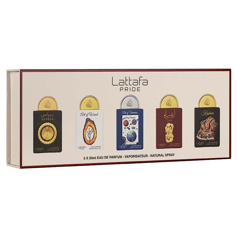 ست ۵ عددی عطر مینی لطافه پراید | Lattafa Pride Gift Set Box 03 | مجموعه لاکچری ۲۰ میل